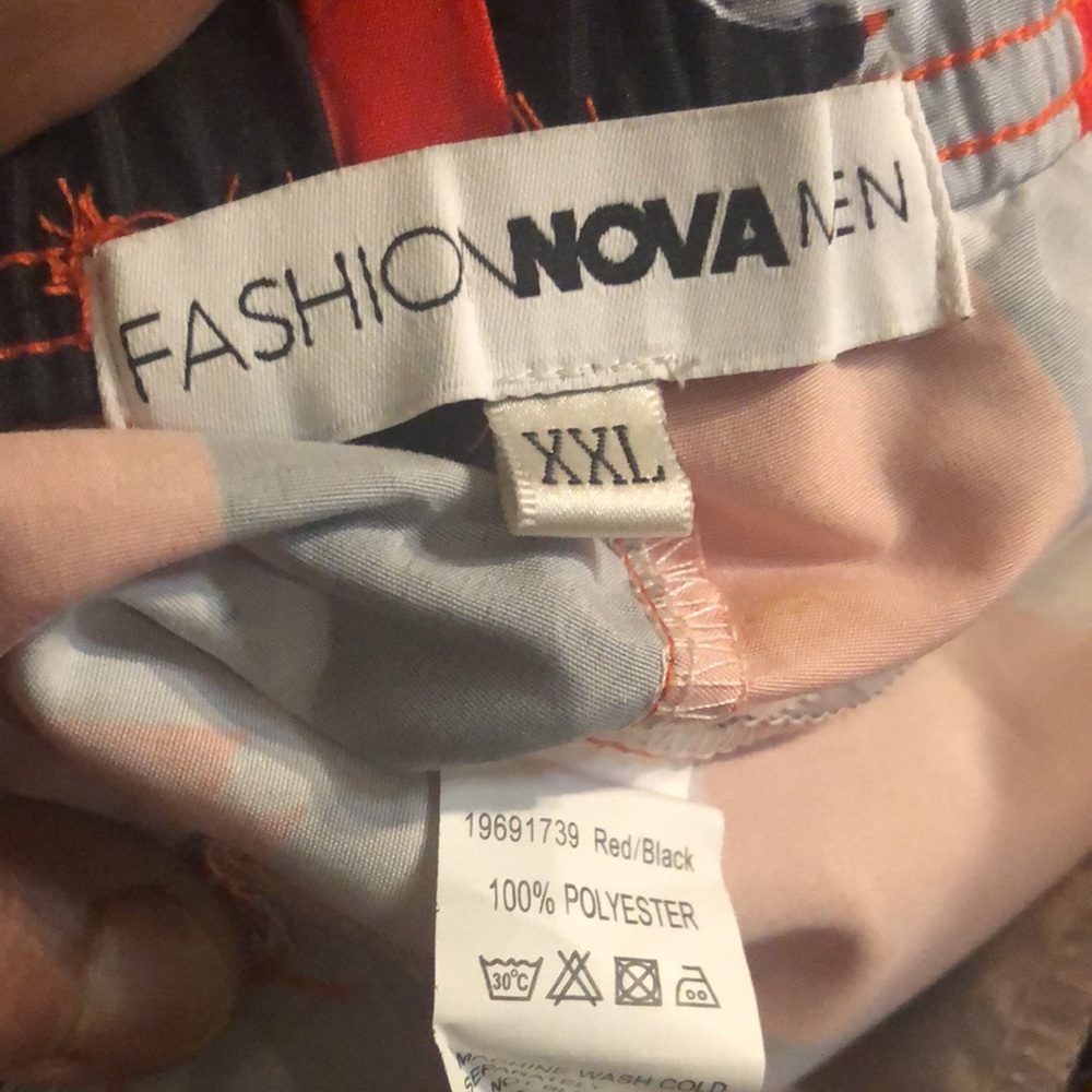 Fashion Nova Too Fly For This Set - Red/Black Size XXL - Picture 6 of 7
